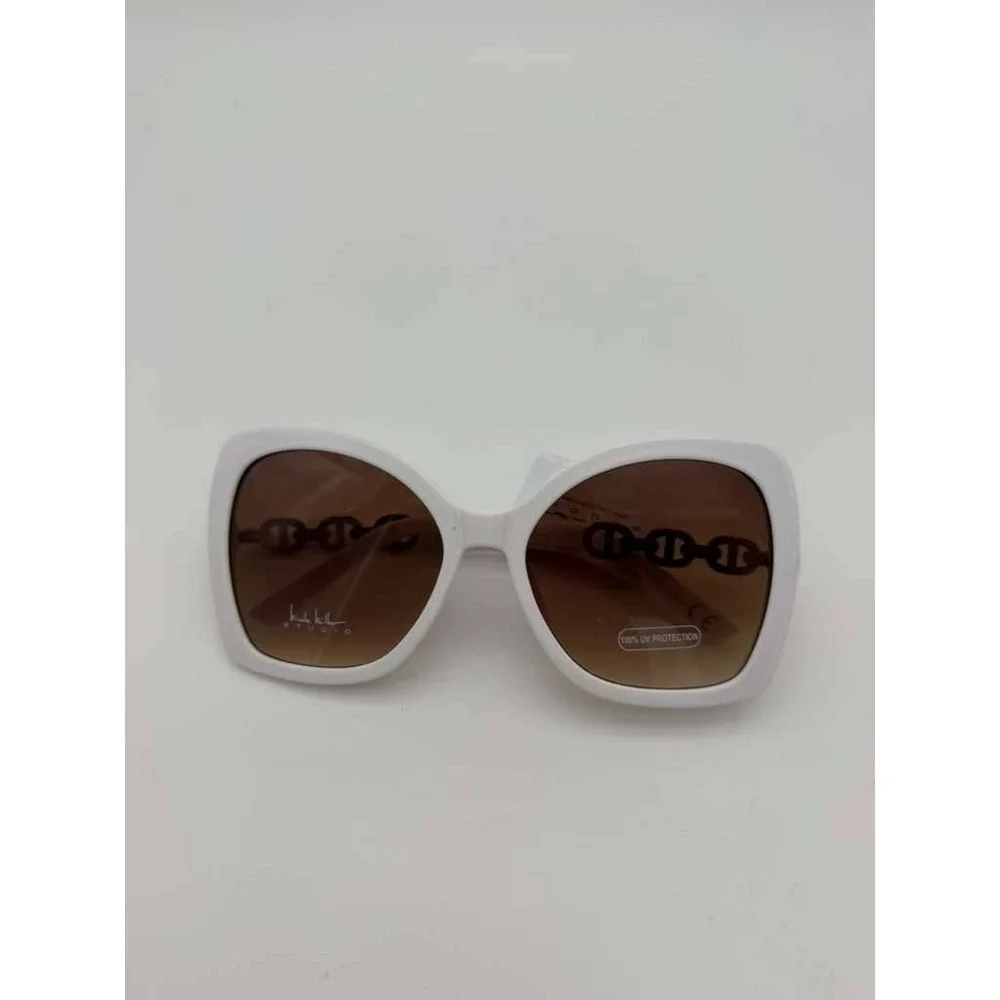 Nicole Miller Studio‎ Oversized Cat-Eye Sunglasses NWT